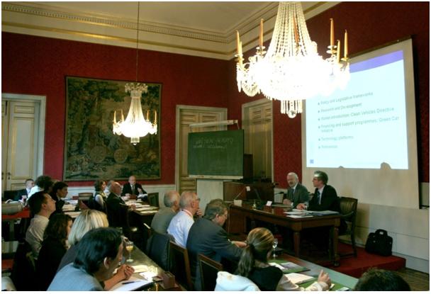 Sala obrad w Pałacu Wihelma II w Brukseli, Palais des Academies  